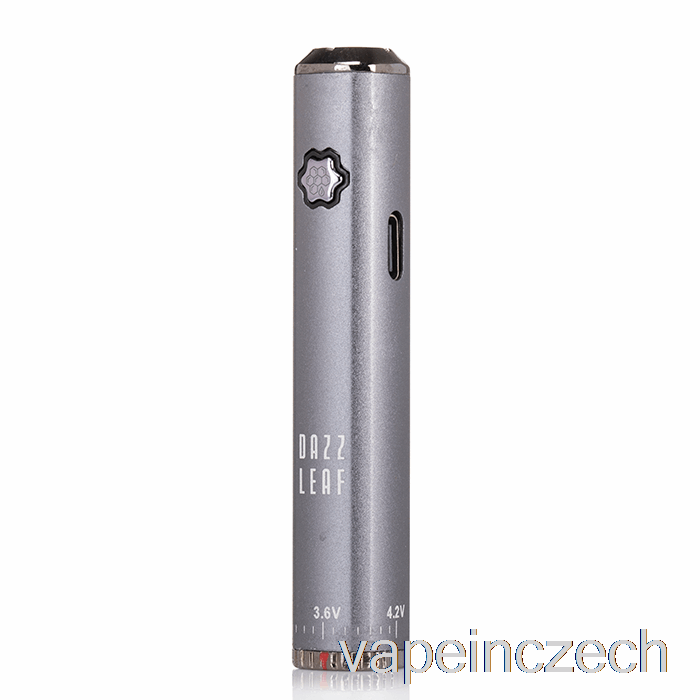 Dazzleaf Squarii Bottom Twist 510 Battery Dark Grey Vape Bez Nikotinu